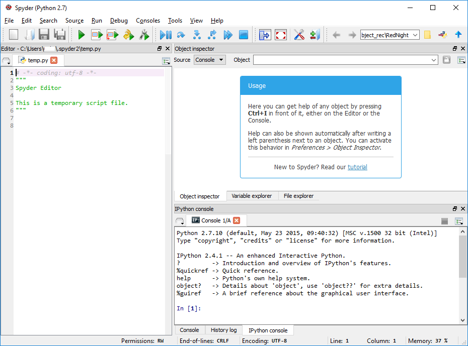 Spyder IDE